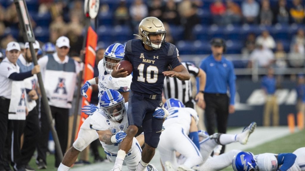Malcolm Perry scored the winning touchdown in the Air Force game, the second of three inflection points in Navy's season.