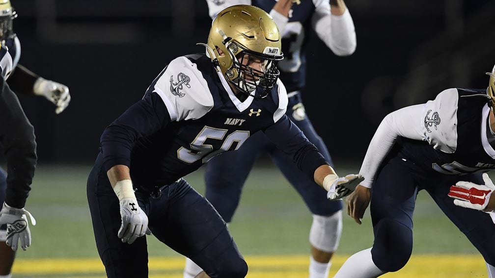 Navy Offensive Lineman Jim Kenneally