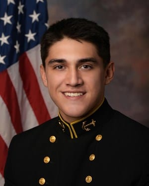 Navy RB Matthew McGee