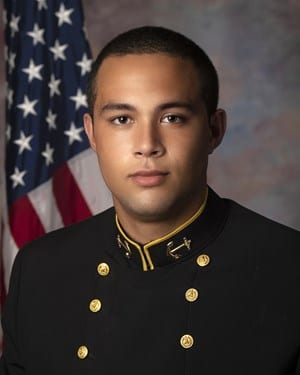 Navy quarterback Tai Lavatai