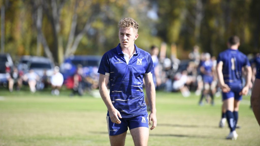 Navy Rugby junior fly half /  fullback Landon Opp