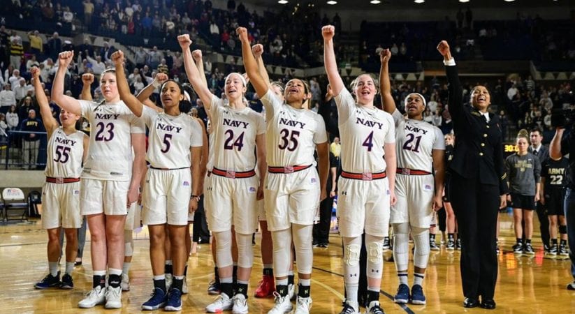 Army-Navy Basketball Saturday: Women Sing Second; Men Sing First – Here’s Why . . .