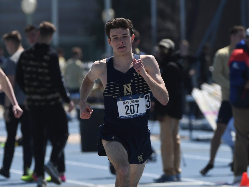 Jake Brophy was the winner at the Patriot League Indoor Championships last year.