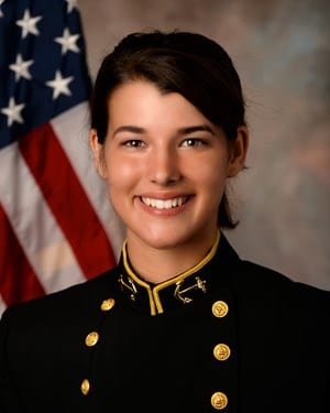Jenna Collins and her twin sister also led the Navy Women's Lacrosse offense. 
