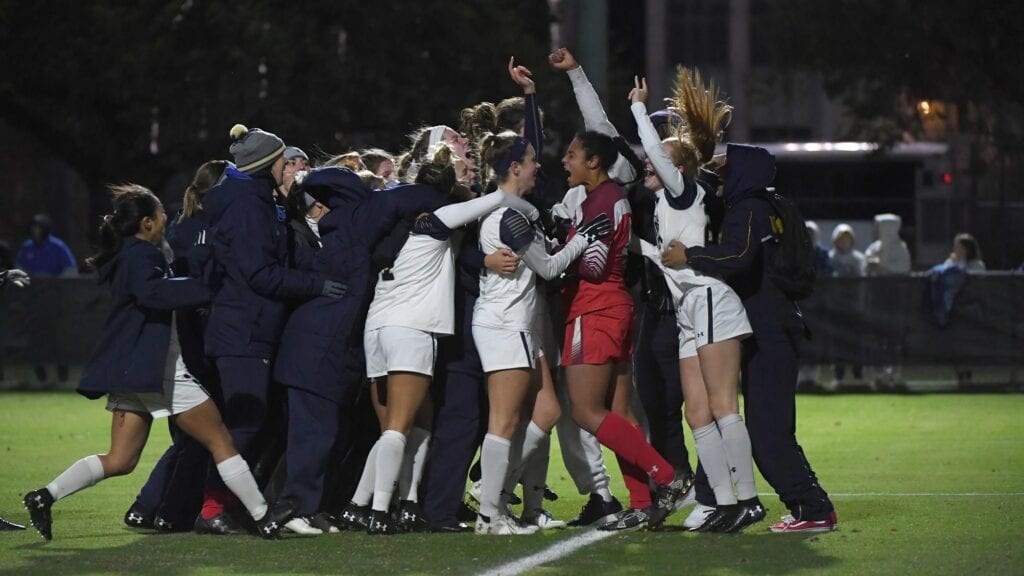 Navy Women's Soccer wins again.