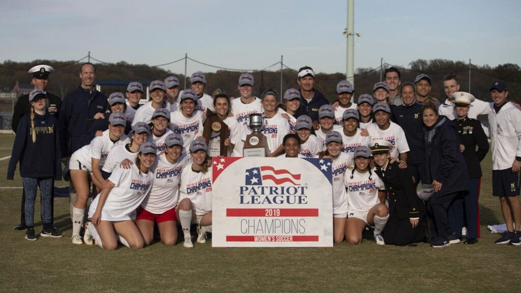 Navy Women's Soccer - Patriot League Champions.