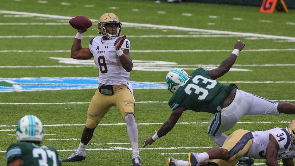 Navy QB Dalen Morris showed how the Mids are "built different" in the Tulane game.