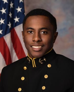 Navy Defensive Back Grant Hooper