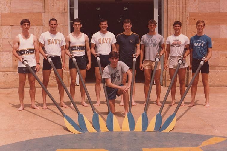 The 1983 Navy Varsity 8 crew.