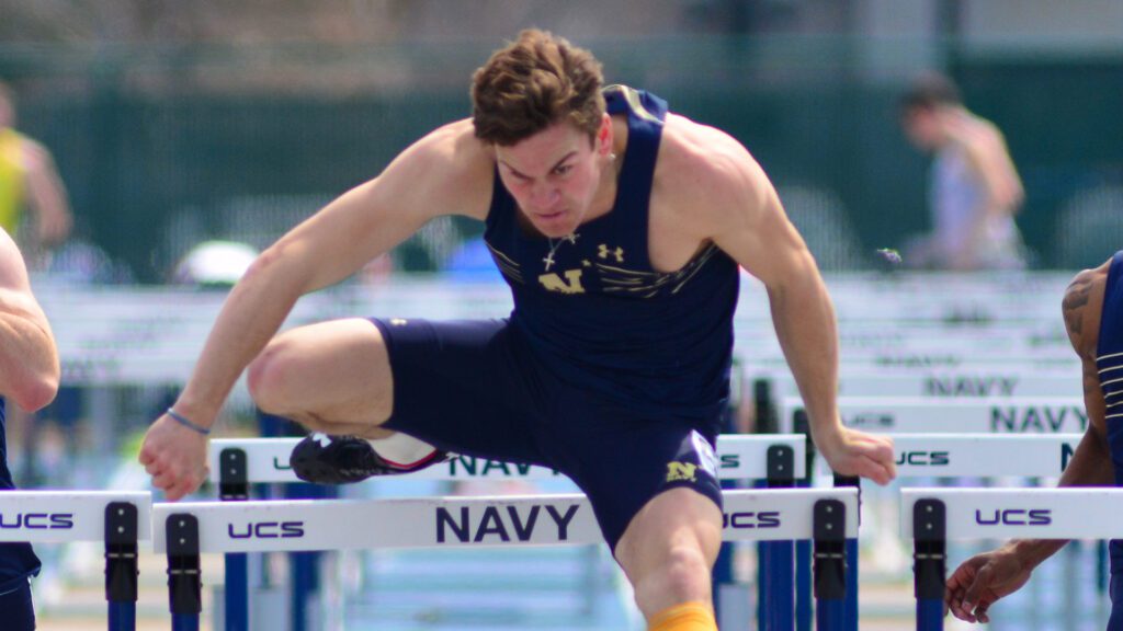 Navy Track & Field Hurdler Clayton Thompson