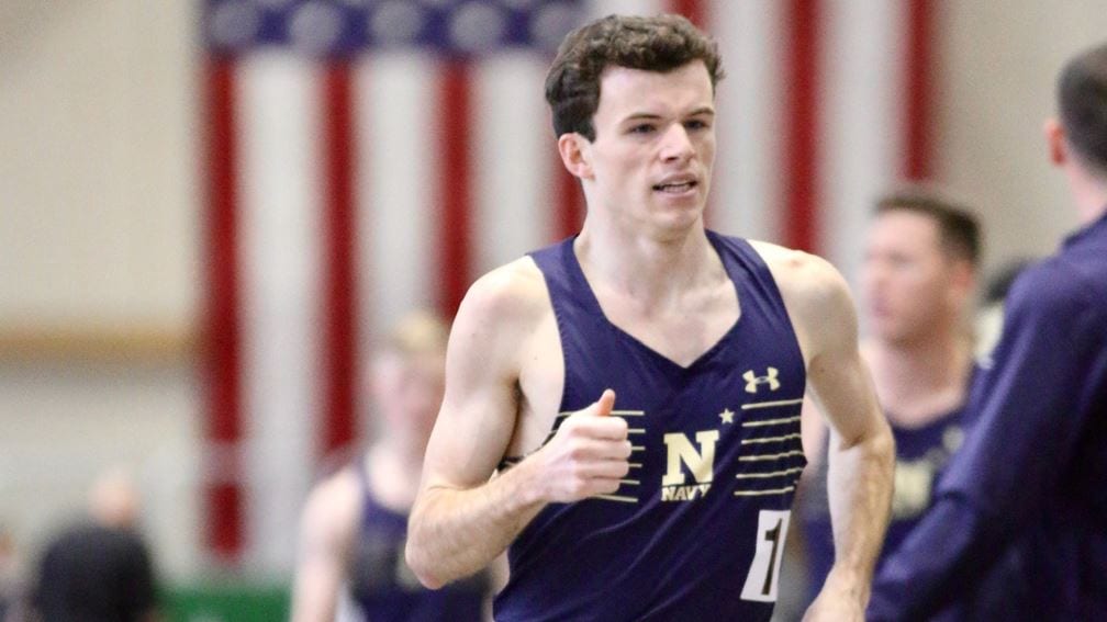 How .02 Seconds Earned Jake Brophy a Permanent Place in the Navy Track &  Field Record Books - Navy Sports Nation